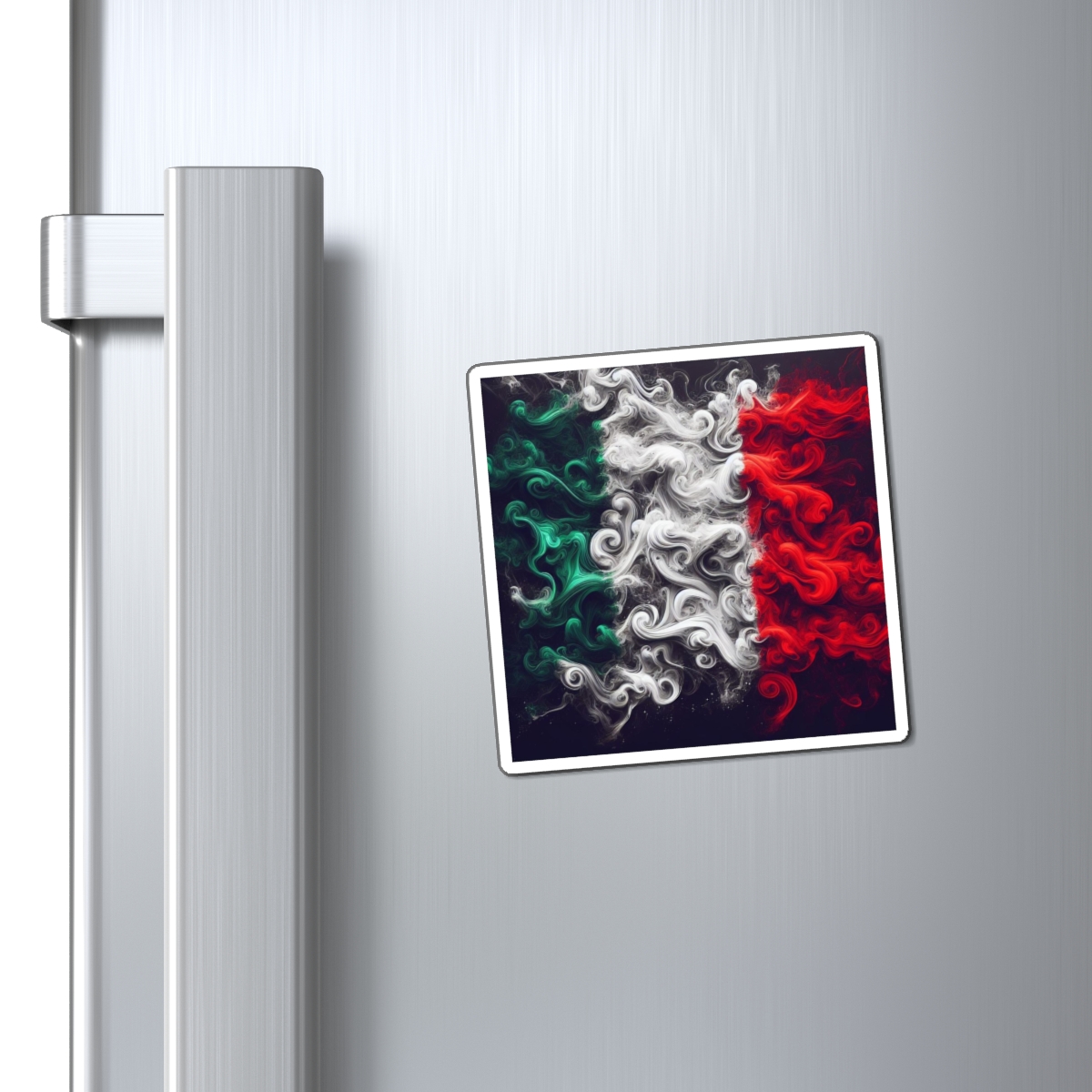 Smoky Italian Flag Magnet