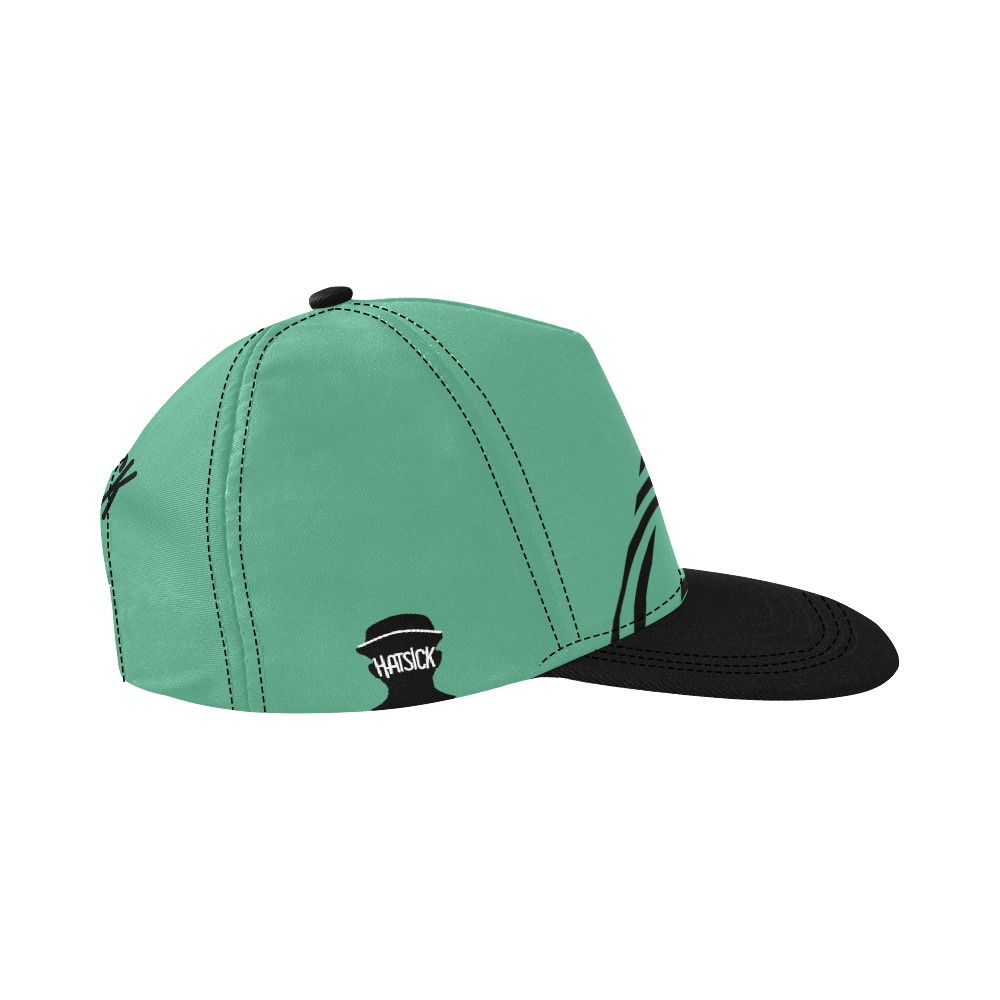 Green Menthos Snapback Cap