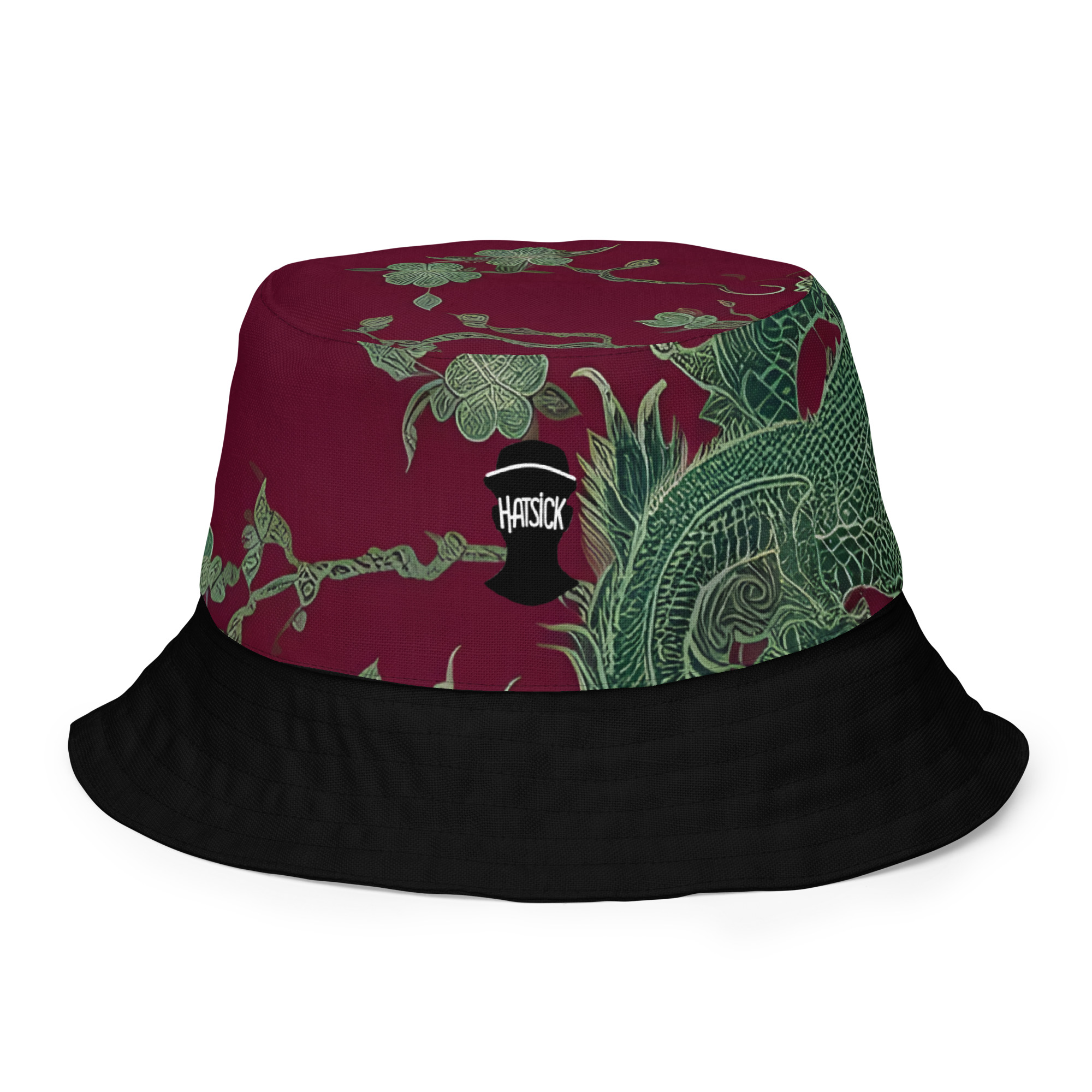 Green Dragon Reversible bucket hat