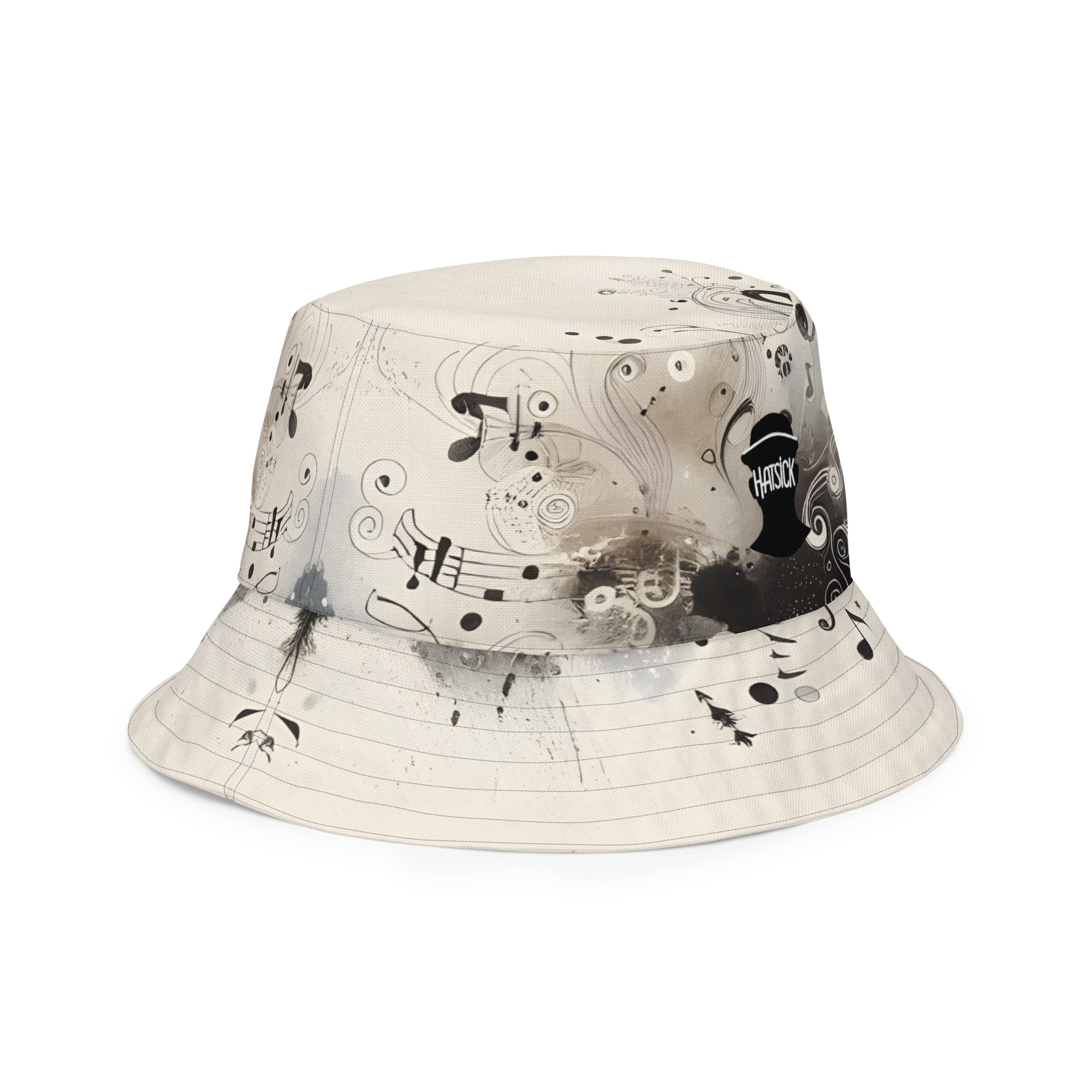 Music Splash Reversible bucket hat