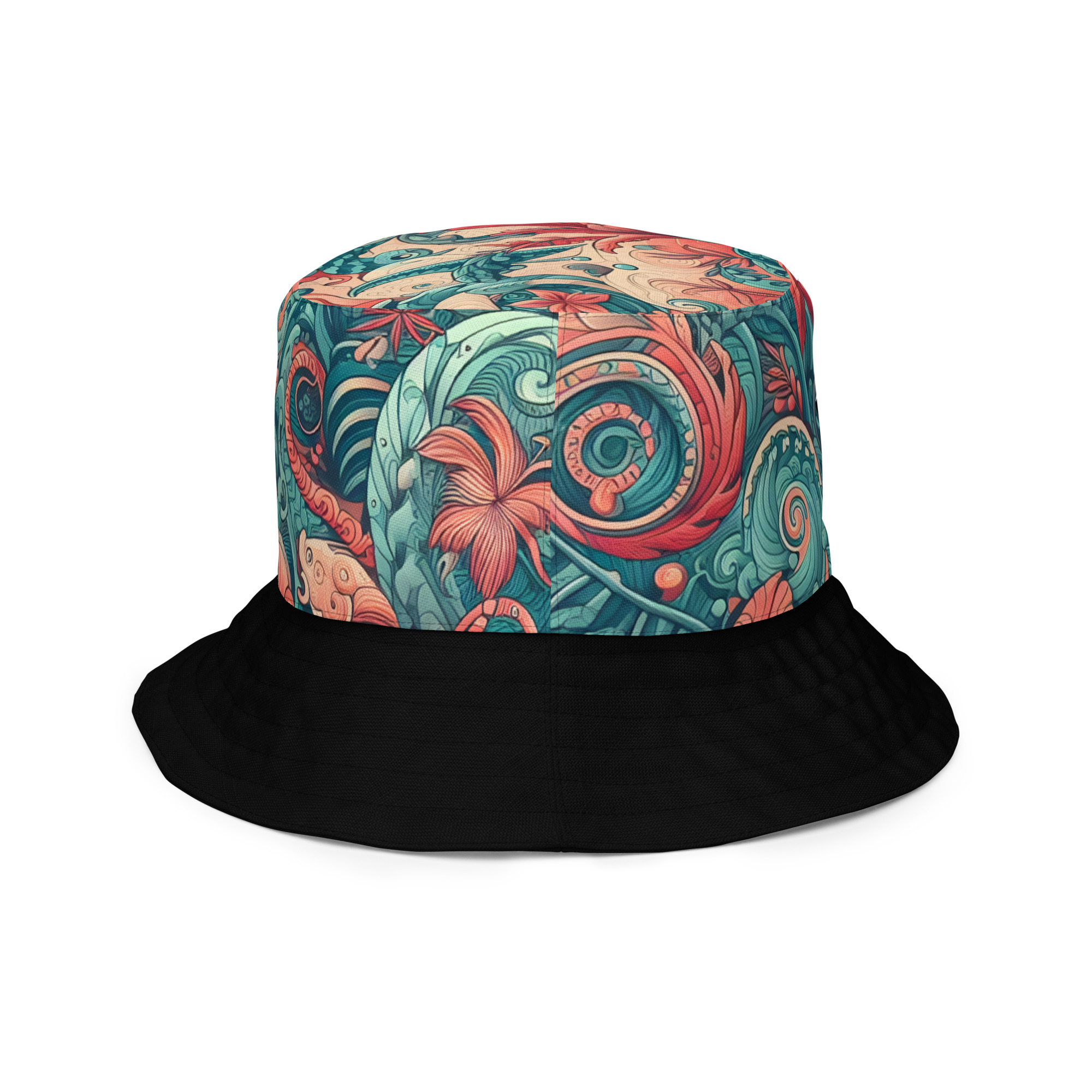 Coral Sea Reversible bucket hat