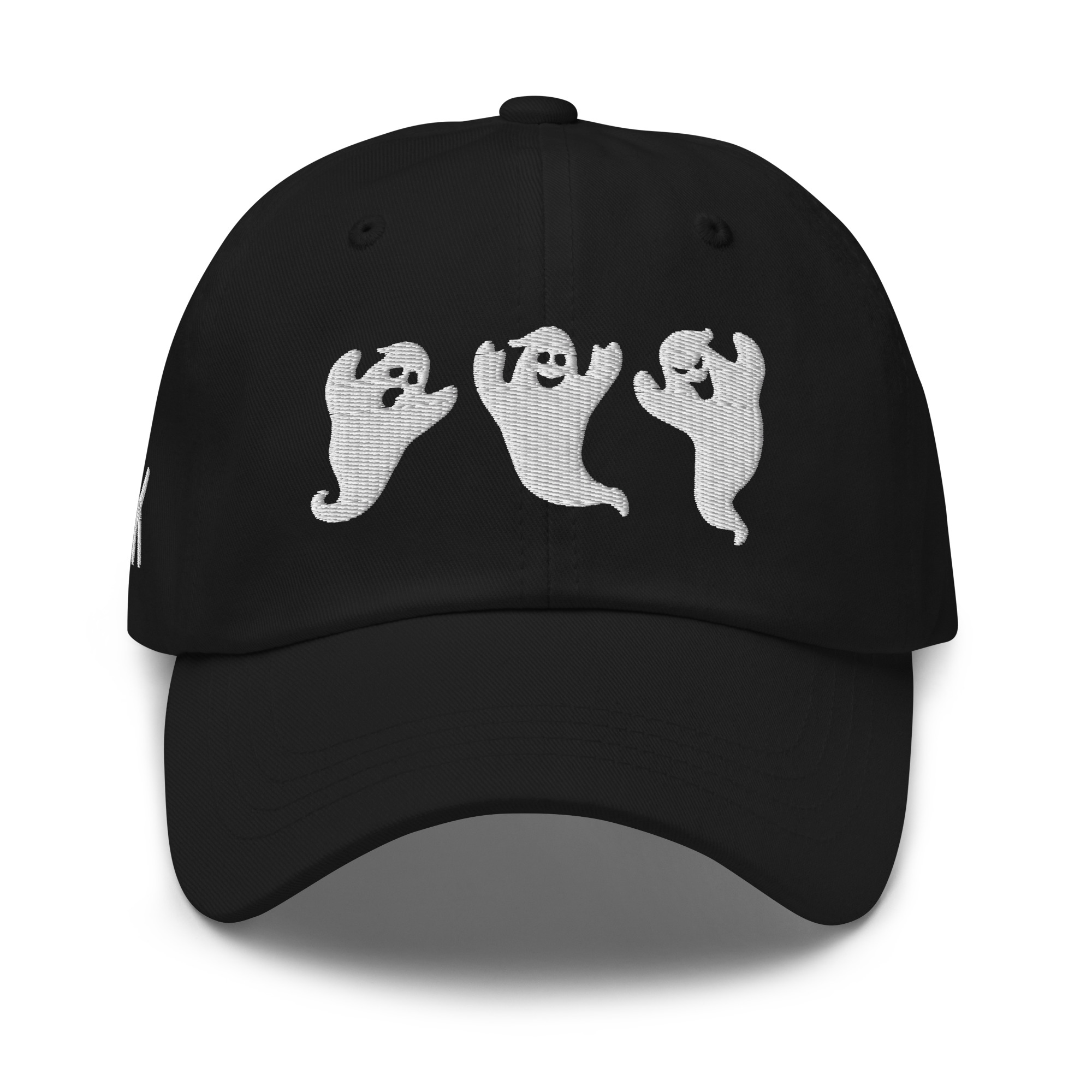 Ghosty Black Baseball hat