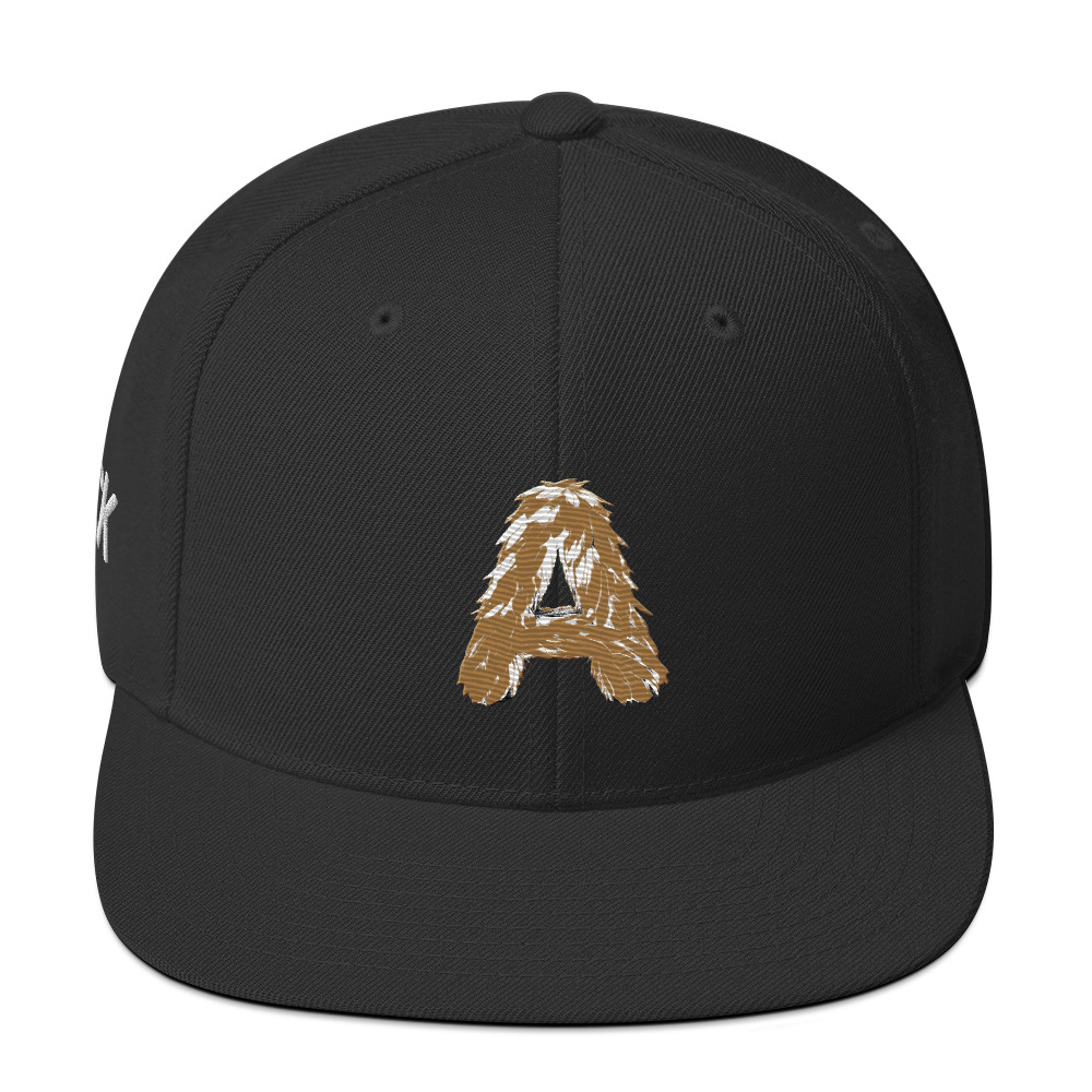 Golden A Snapback Hat