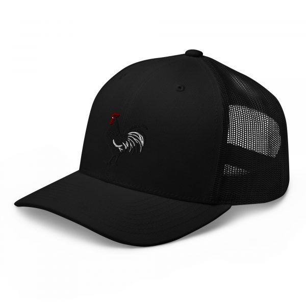 Trucker Mesh hat with a Cool Rooster Design