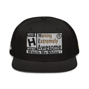 Warning Too Cool Snapback Hat