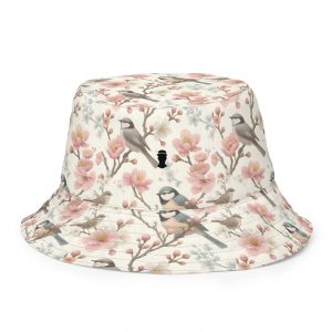 Floral Bird bucket hat