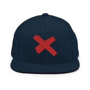 X-Mark Snapback Hat