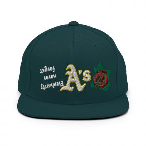 A's Athletic Snapback Hat